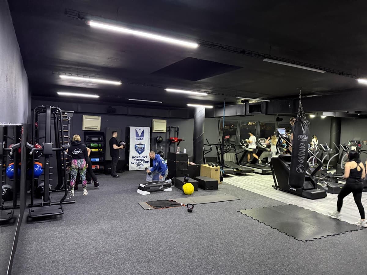 Momentka z hokejového turnaja Aviatic Cup 2026