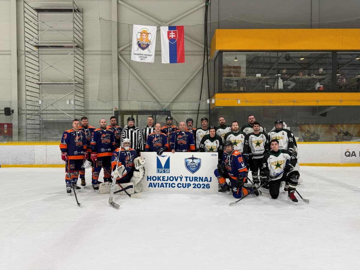 Momentka z hokejového turnaja Aviatic Cup 2026